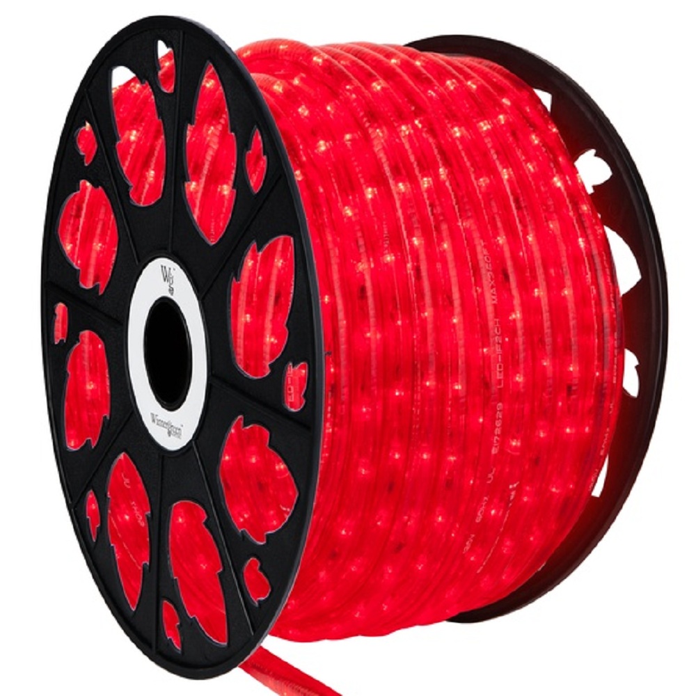 Red Led Rope Light With Adapter