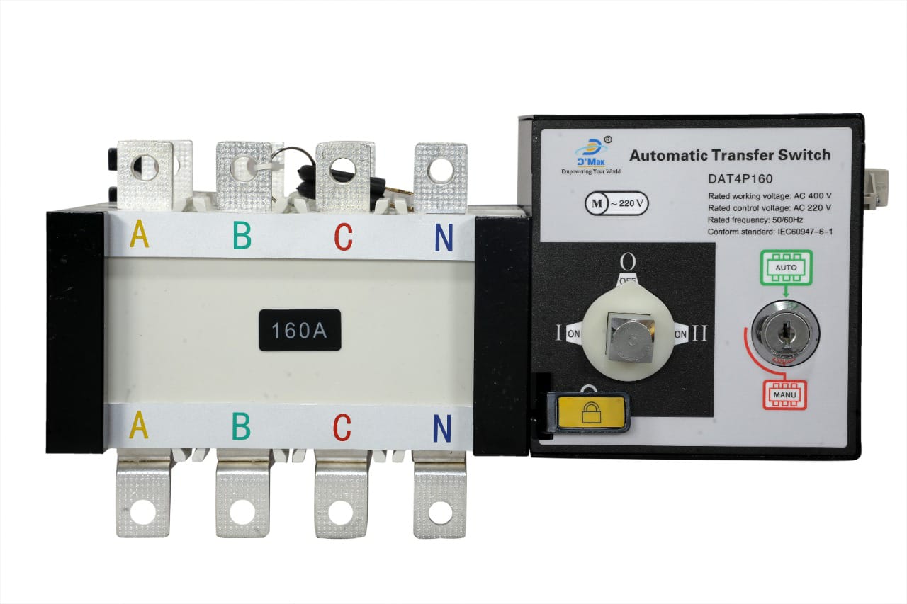 dmak-switchgear-dat4p160-160a-ats